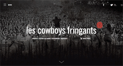 Desktop Screenshot of cowboysfringants.com