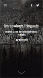 Mobile Screenshot of cowboysfringants.com